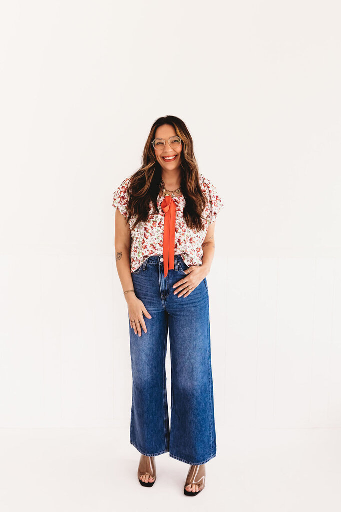 Kori America So Girly Floral Top