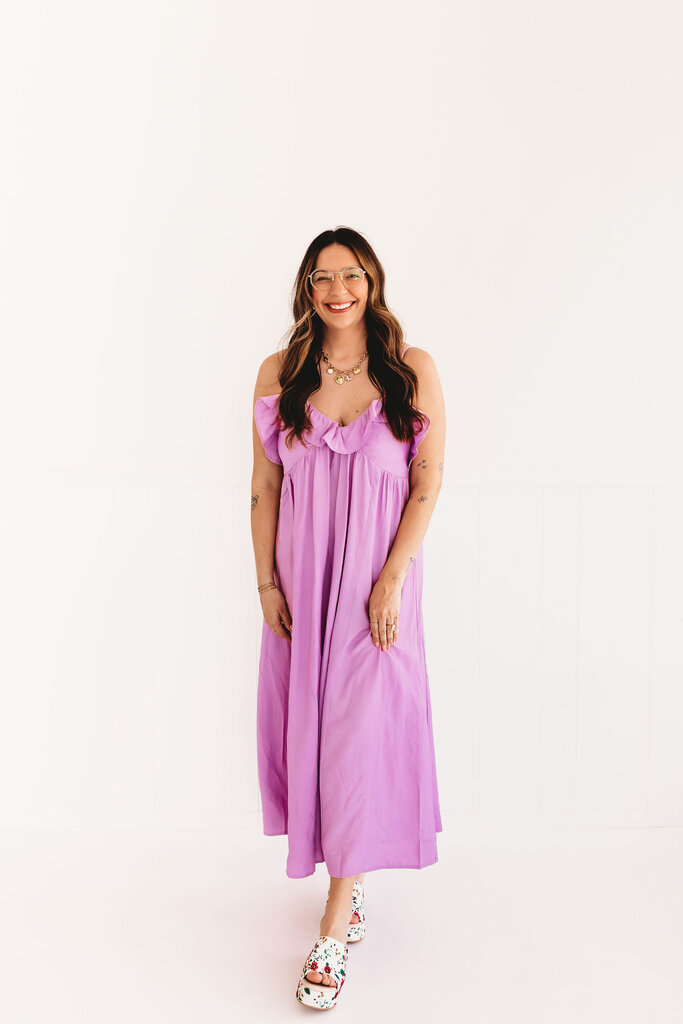 Lilou Sweet Ruffle Maxi Dress
