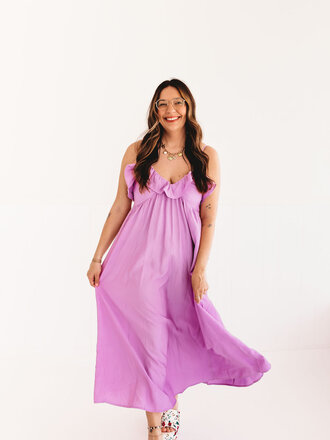 Lilou Sweet Ruffle Maxi Dress