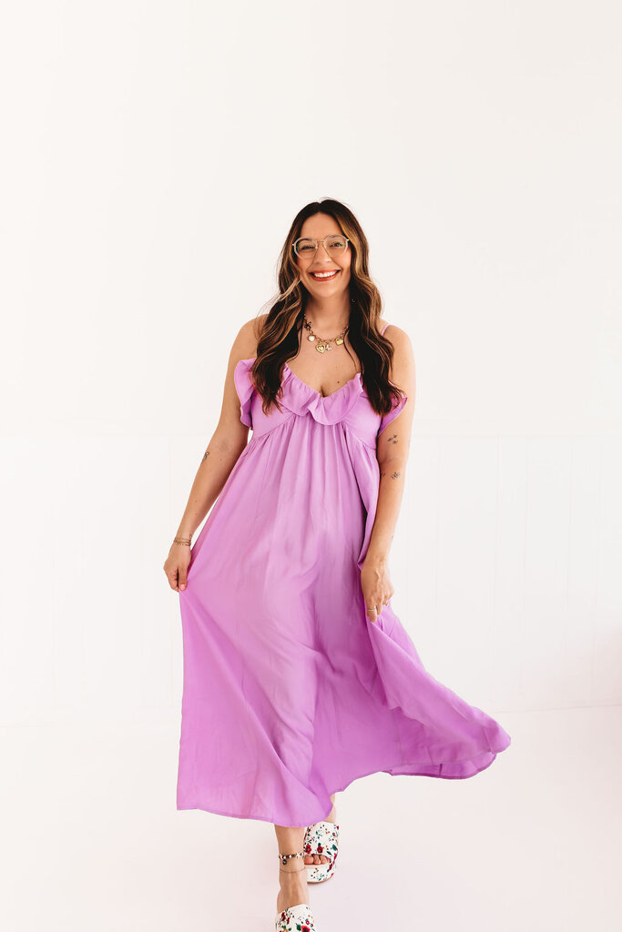 Lilou Sweet Ruffle Maxi Dress