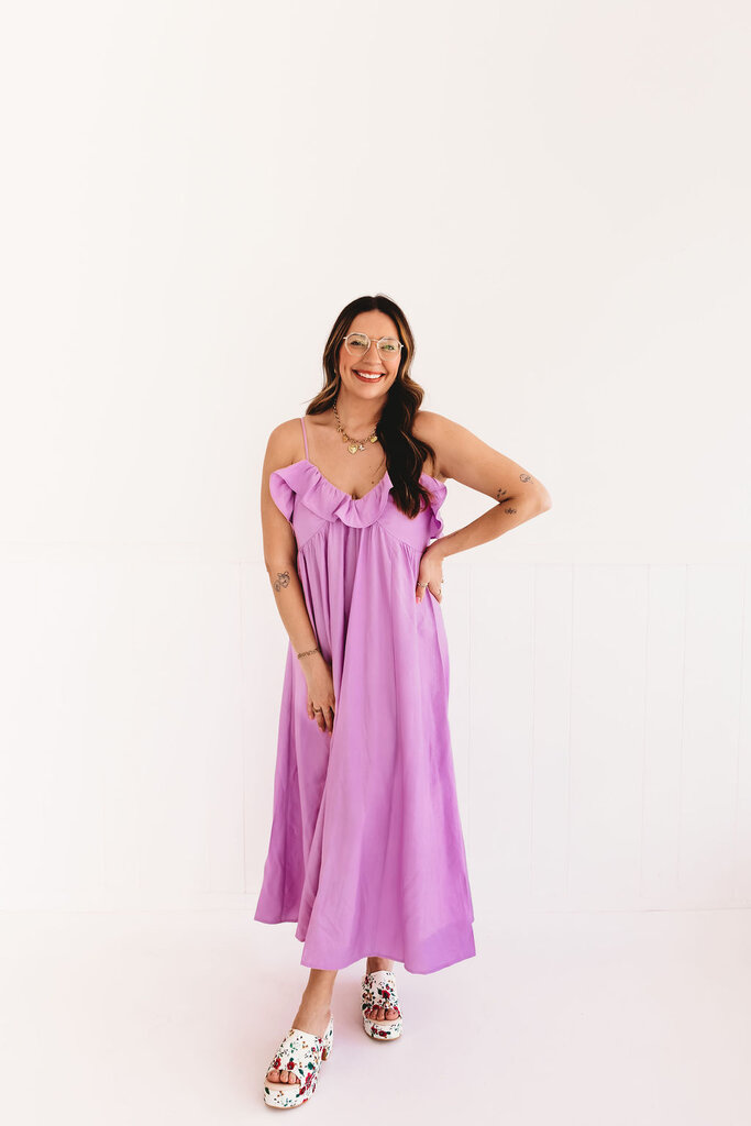 Lilou Sweet Ruffle Maxi Dress