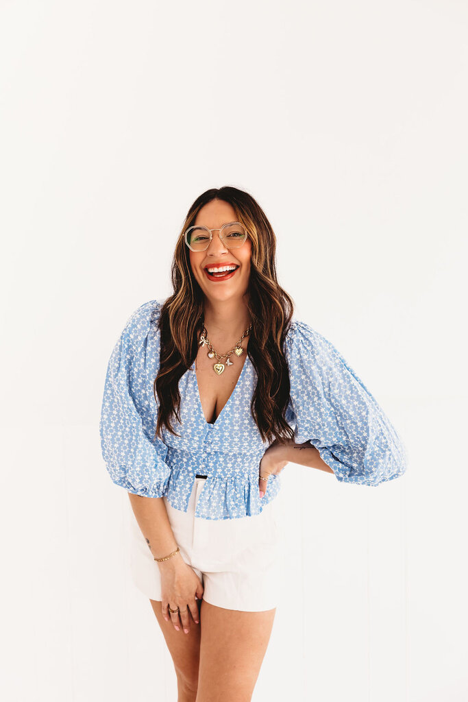 Lilou Garden Gate Peplum Blouse