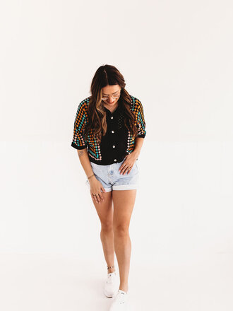 very j Summer Fest Crotchet Top