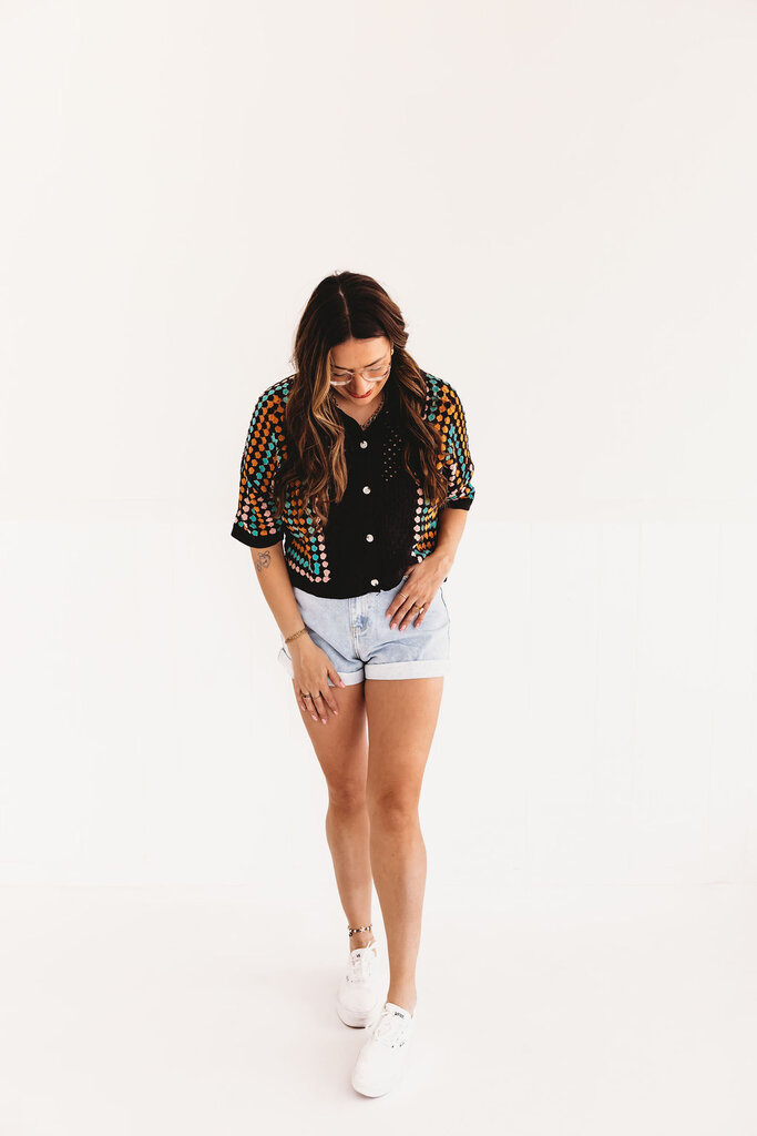 very j Summer Fest Crotchet Top