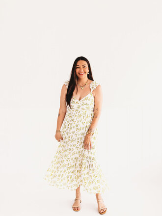 blu pepper Smell The Flowers Dress