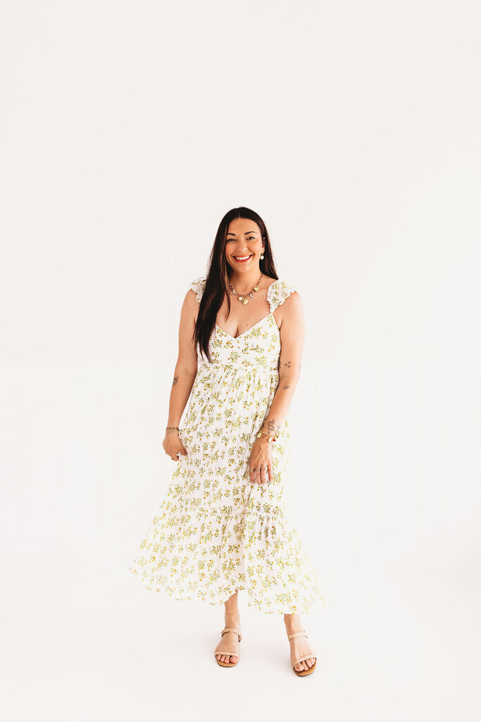 blu pepper Smell The Flowers Dress