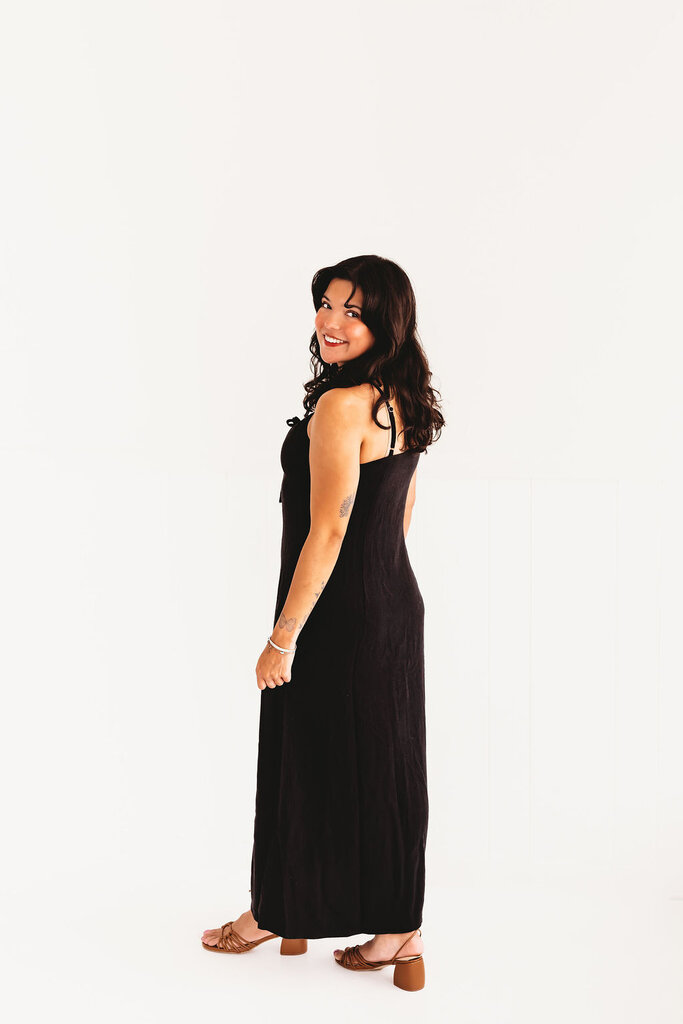 blu pepper Heart of Dixie Button Midi Dress