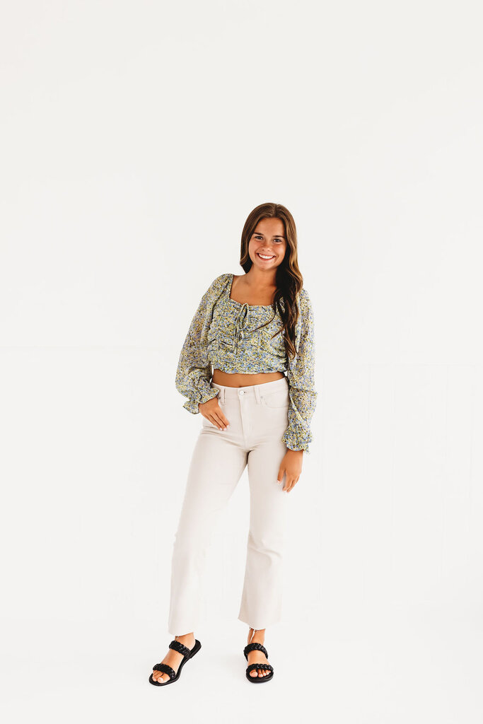 Fresh Floral Smock Top