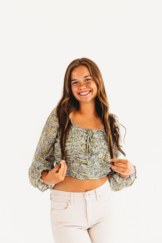 Fresh Floral Smock Top