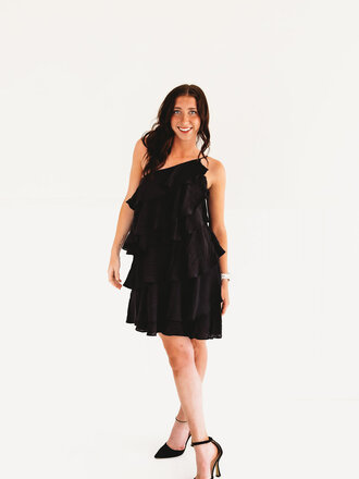 Frilly Feels One Shoulder Dress