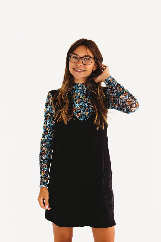 Falling Leaves Overall Dress
