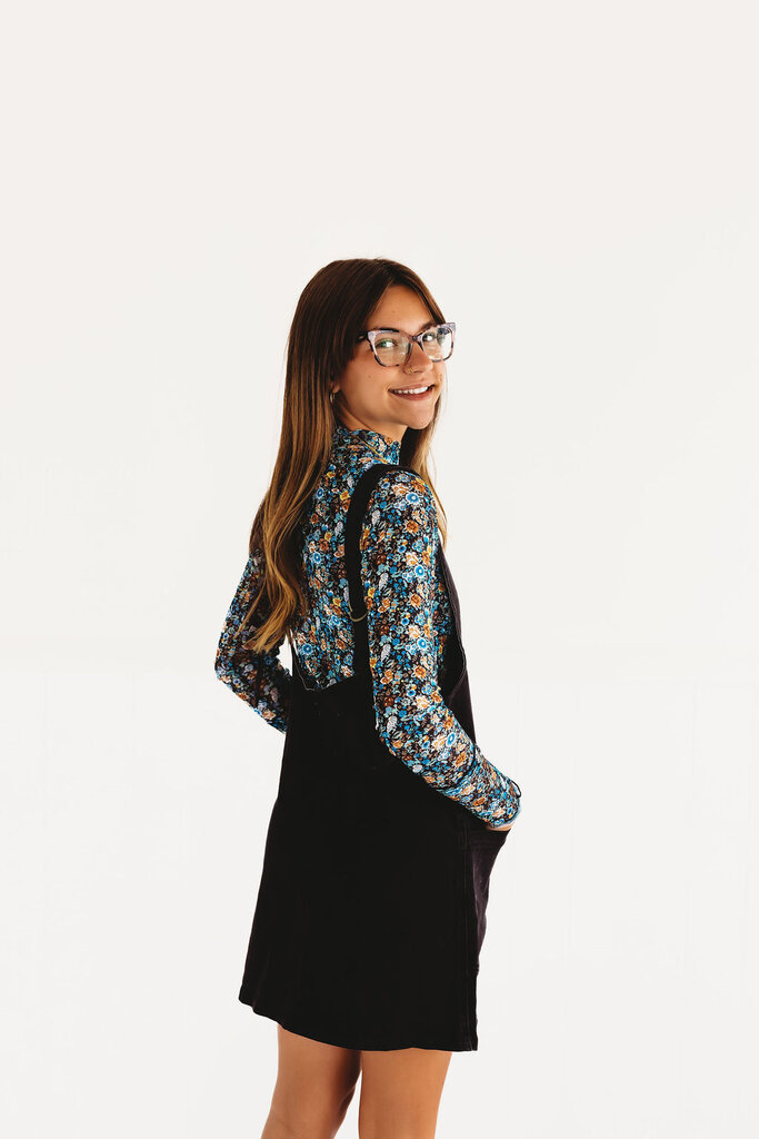 Falling Leaves Overall Dress