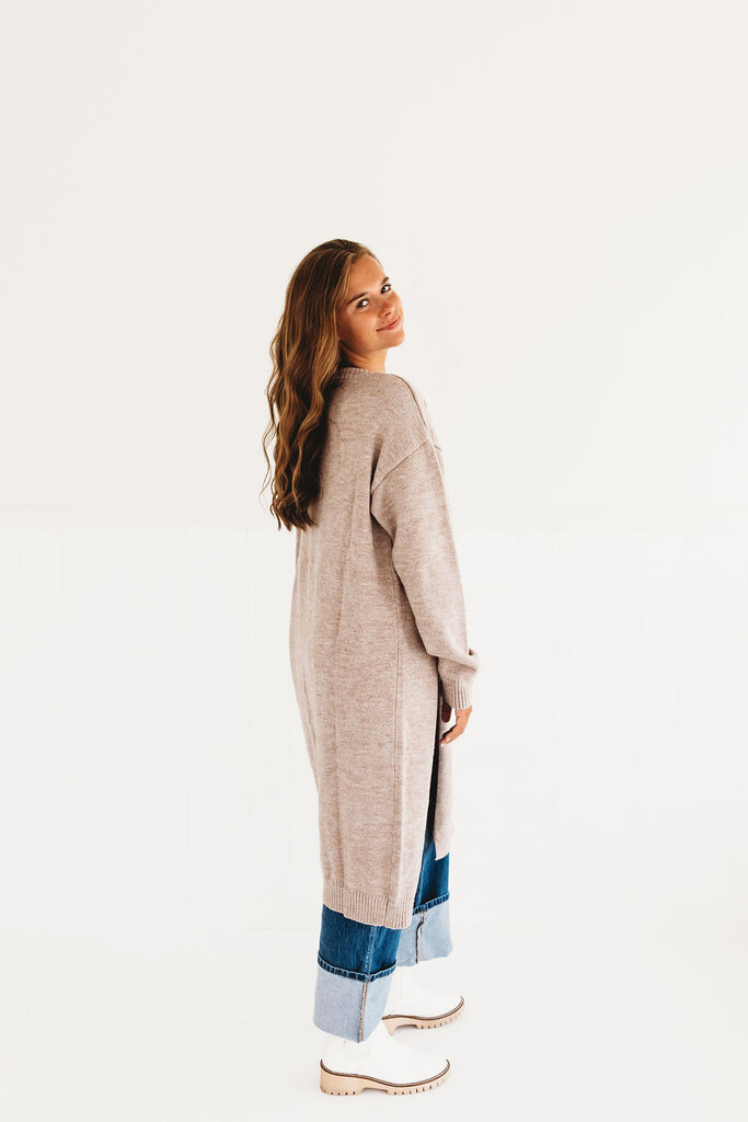 The August High Slit Sweater