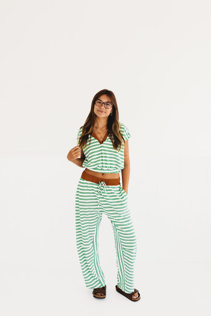 bucketlist Caramel Apple Collar Top
