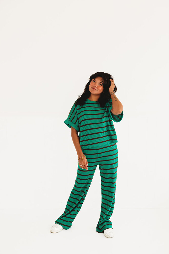 very j Casual Days Striped Set