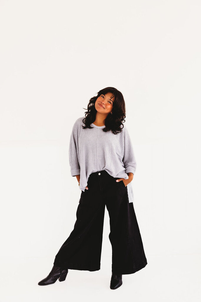 Fashion Forward Cropped Gaucho Denim