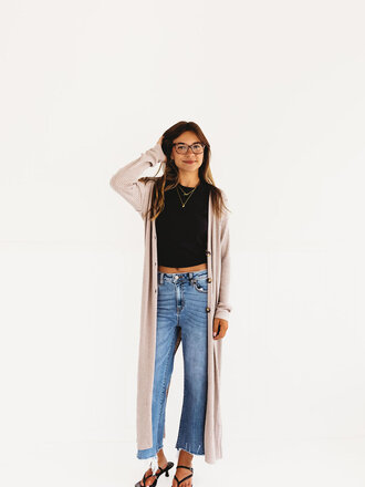 Falling into Fall Long Button Front Cardigan