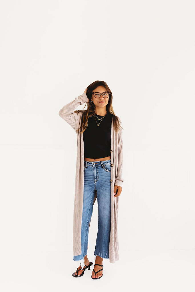 Falling into Fall Long Button Front Cardigan