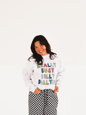 Etta&East Really Busy Dilly Dallying Sweatshirt