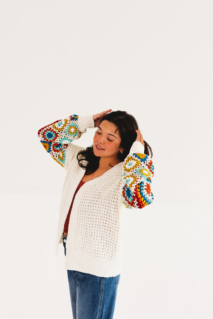 Adora Slight Breeze Crochet Cardigan