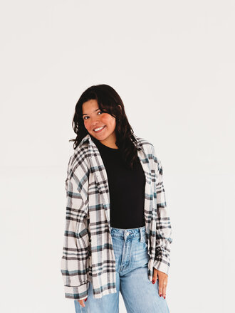 olivaceous Feeling Plaid Flannel
