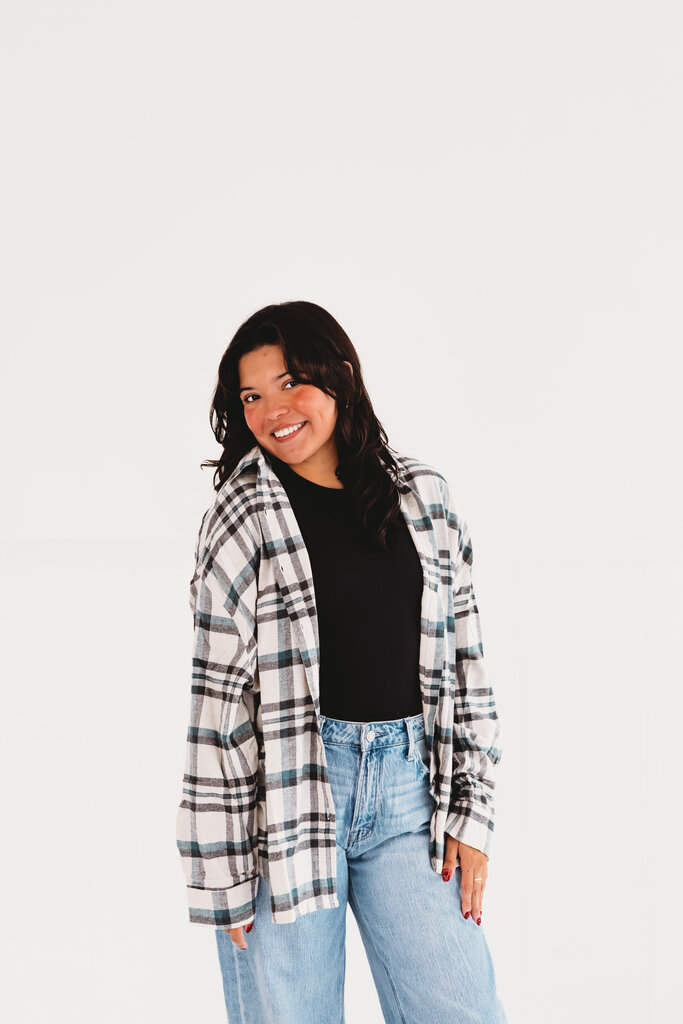 olivaceous Feeling Plaid Flannel