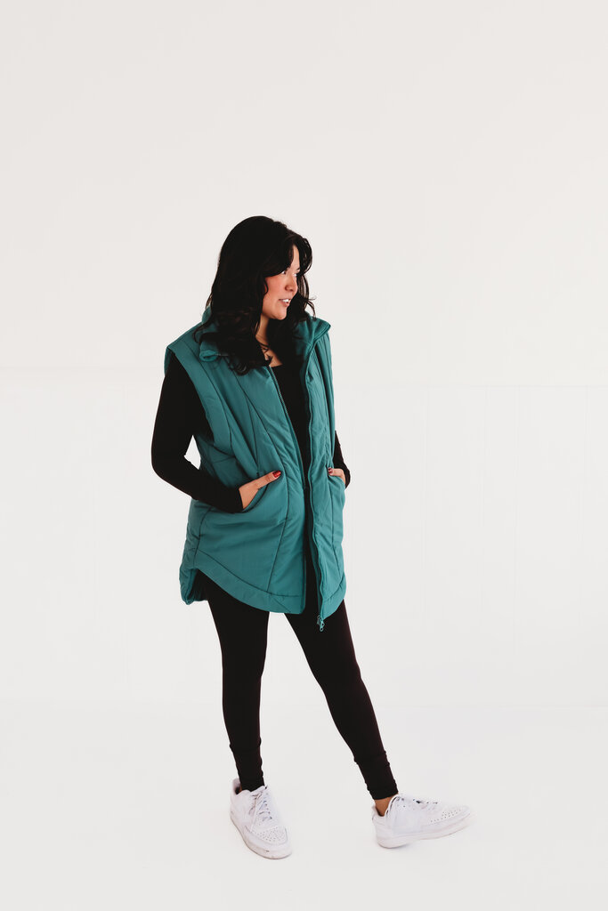 Vest Season Longline Puffer Vest