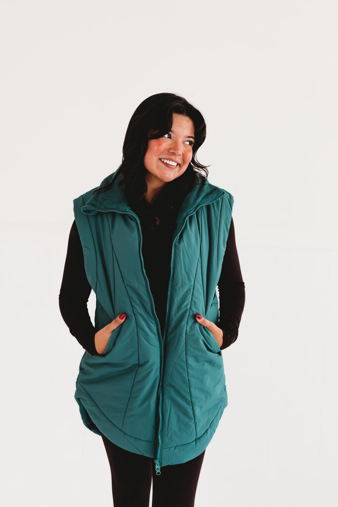 Vest Season Longline Puffer Vest