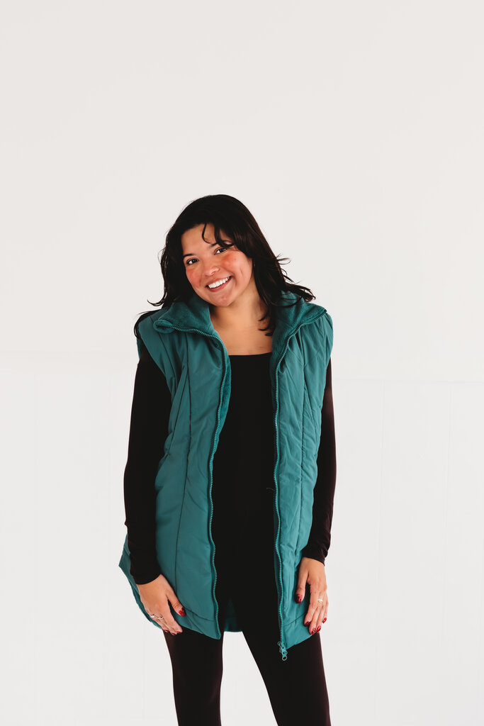 Vest Season Longline Puffer Vest