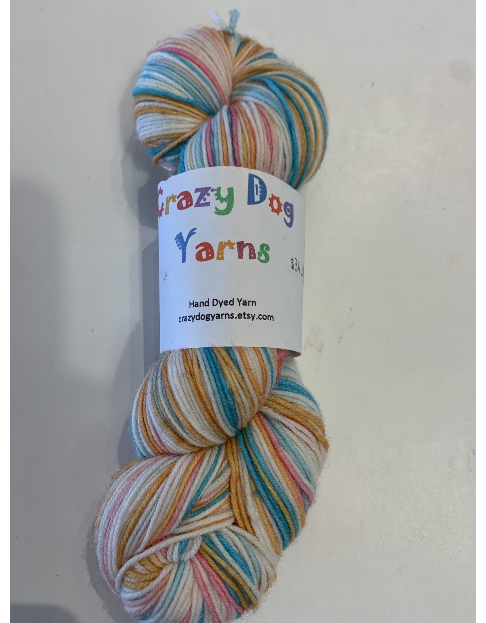 Crazy Dog Self Striping Merino/Nylon Sock