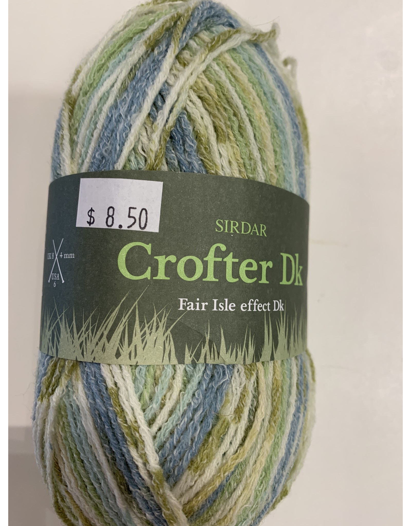 fair isle effect yarn