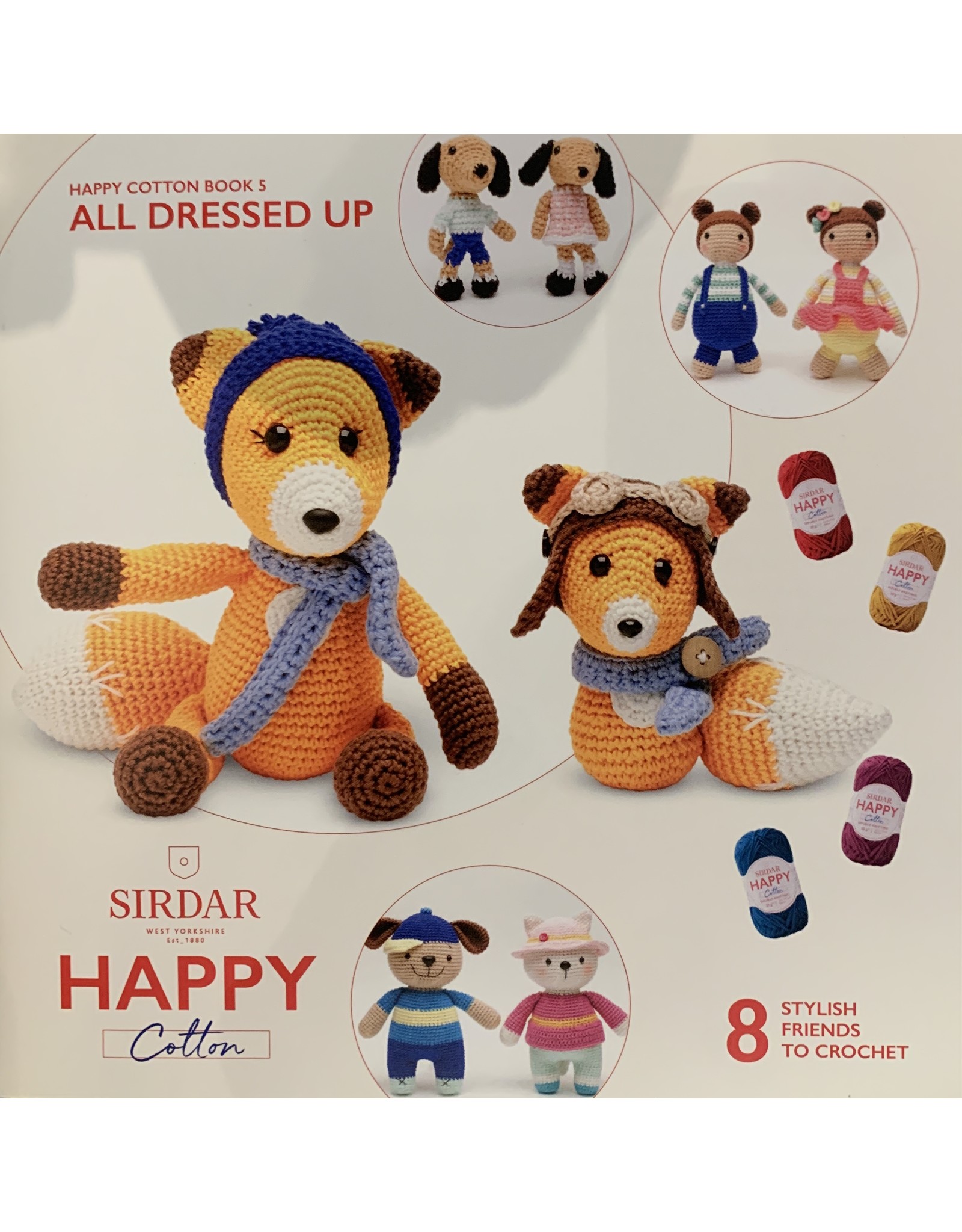 Sirdar Happy Cotton Crochet Pattern Books - Amigurumi