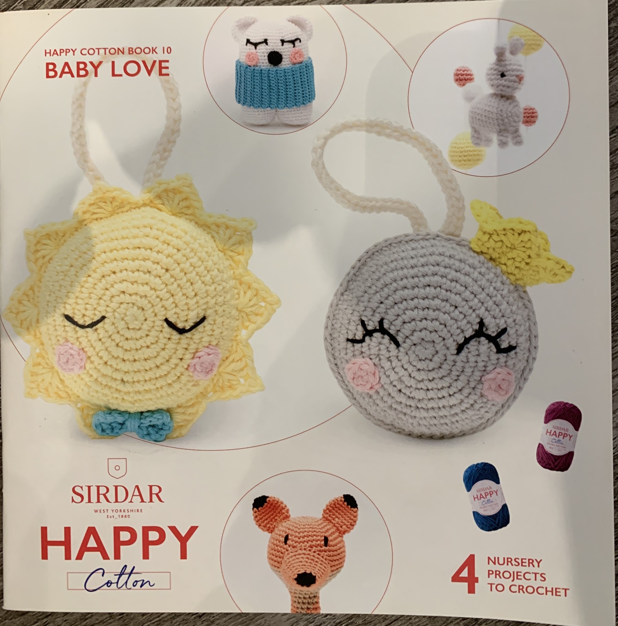 Sirdar Happy Cotton Crochet Pattern Books - Spin Me A Yarn