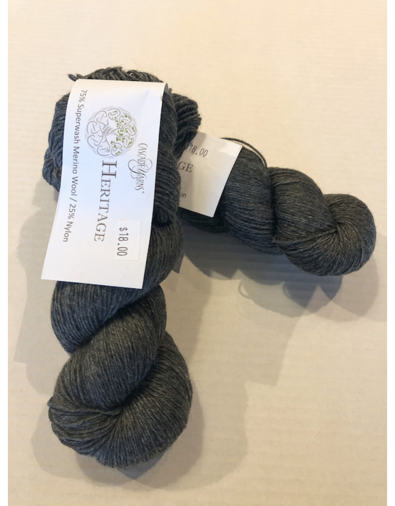 Cascade Heritage Sock Yarn - Night Blue-Black Superwash Merino Wool Blend