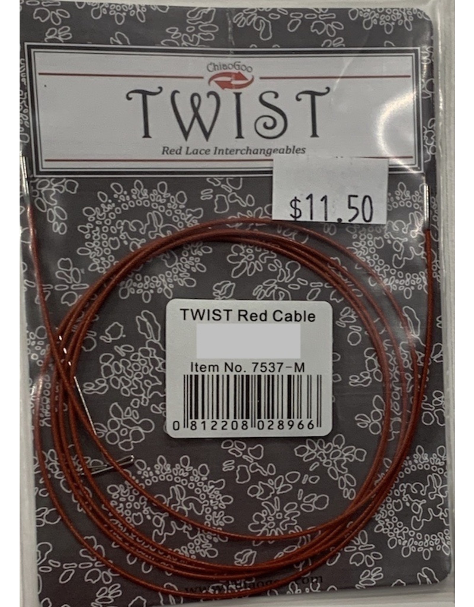 ChiaoGoo 7537 ChiaoGoo Twist Red Cable Large