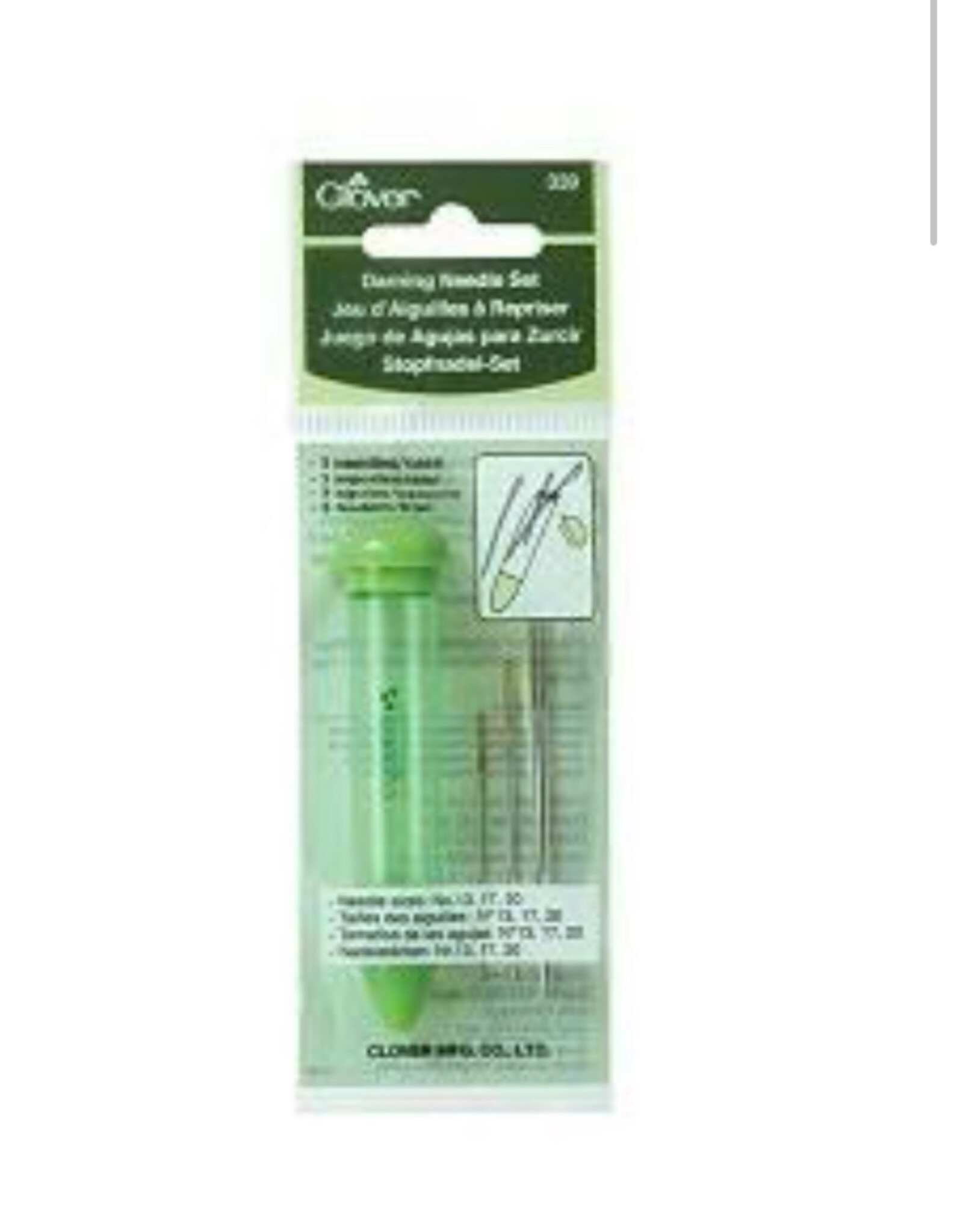 Clover Chibi  Clover Darning Needles (green pkg) - 3 needles