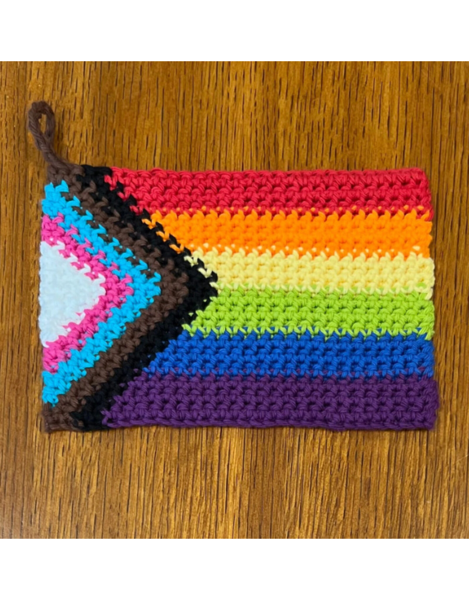 In Store Class:  Crochet Pride Flag Hot Pad - Wed June 25, 2025