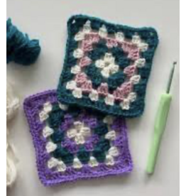 Abigail Johnson In Store Class:  Crochet Granny Squares - April 11, 2026