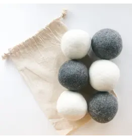 Smile Boutique Natural Organic Handmade Wool Dryer Balls - Set of 6