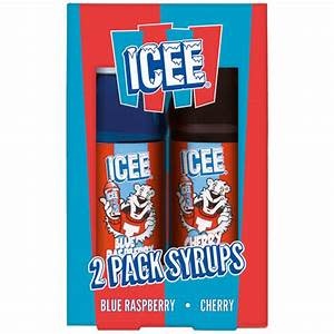 ICEE 2 Pack Syrups Blue Rasp/Cherry-1