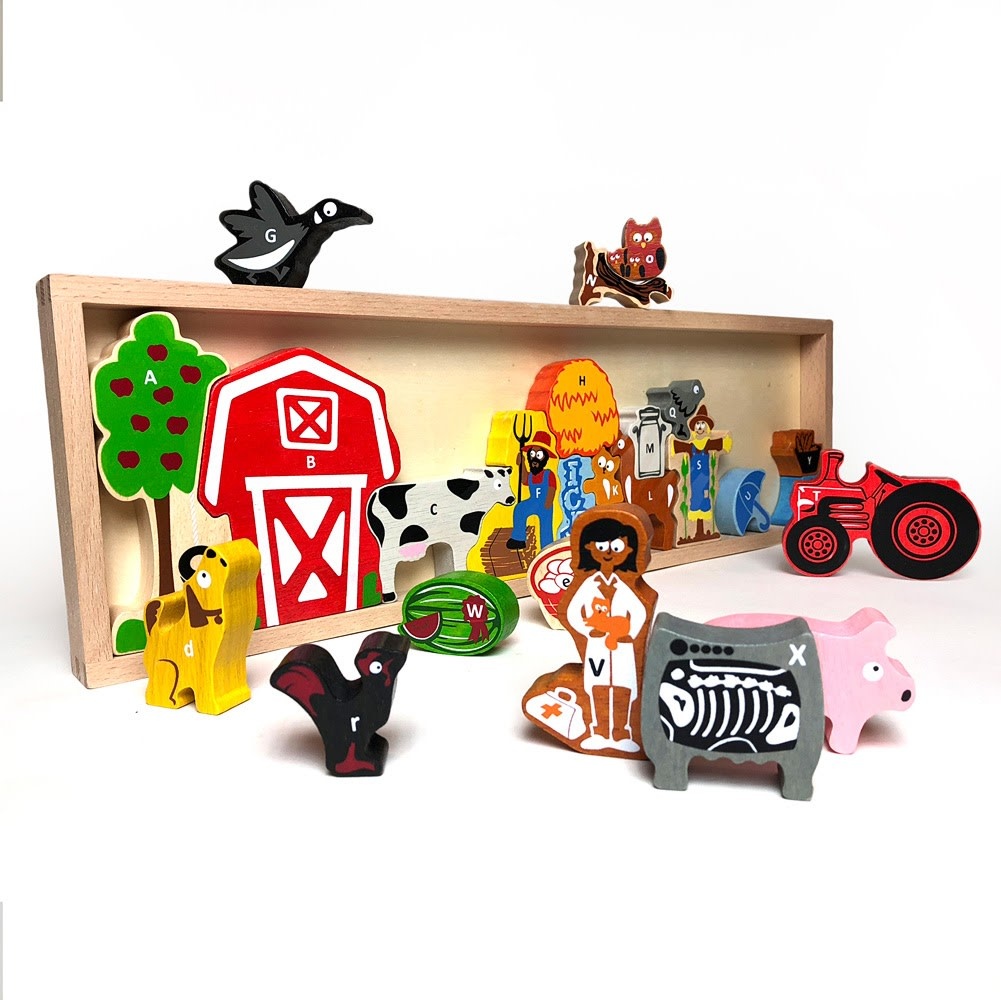 Puzzle/The Farm A to Z - Kidstop toys and books