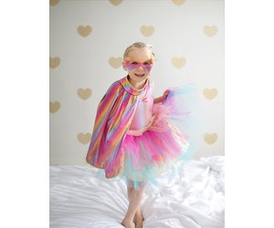 Super Duper Tutu with Cape/Mask Rainbow - Kidstop toys and books