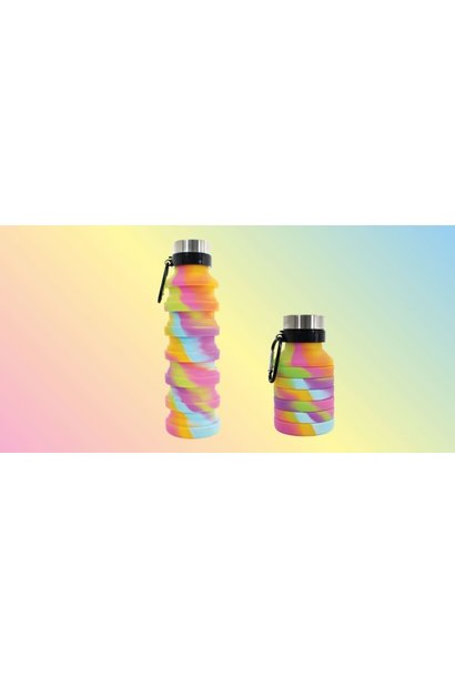 Collapsible Water Bottle Tie Dye