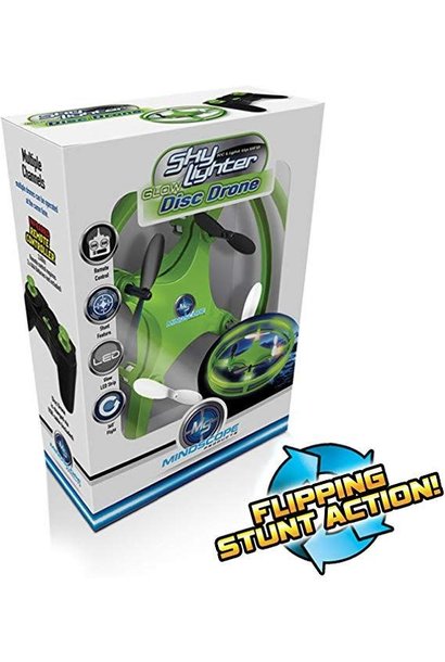 Sky Lighter Glow Disc Drone Green