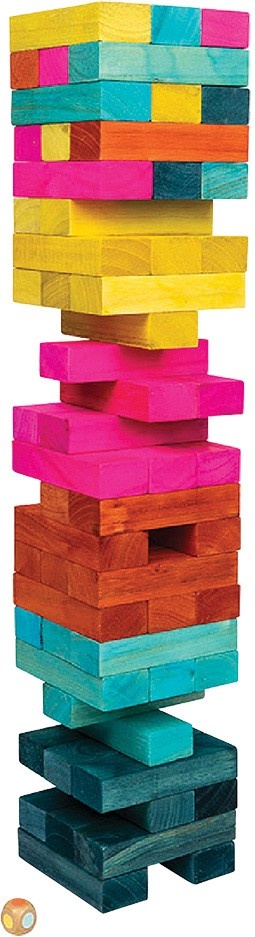 Giant Toppling Tower a Jenga Game-3