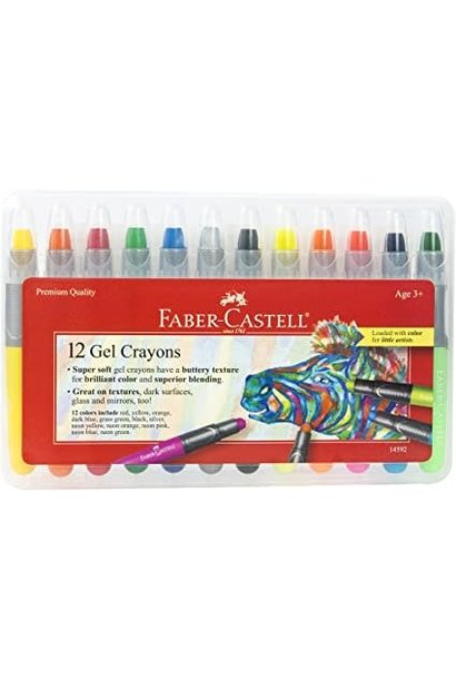 Faber Gel Crayons 12 ct