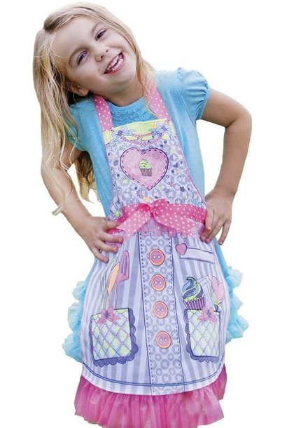 Colour-An-Apron with Ribbon Tie