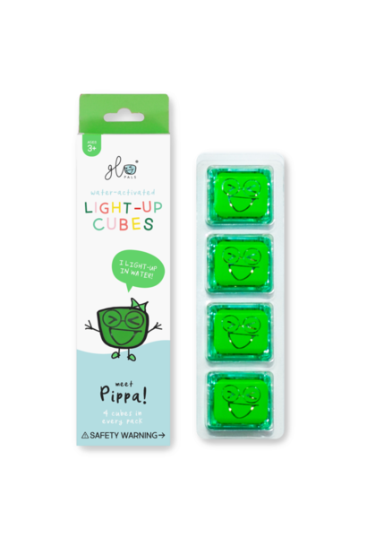 GloPals 4 Light Up Cubes Green