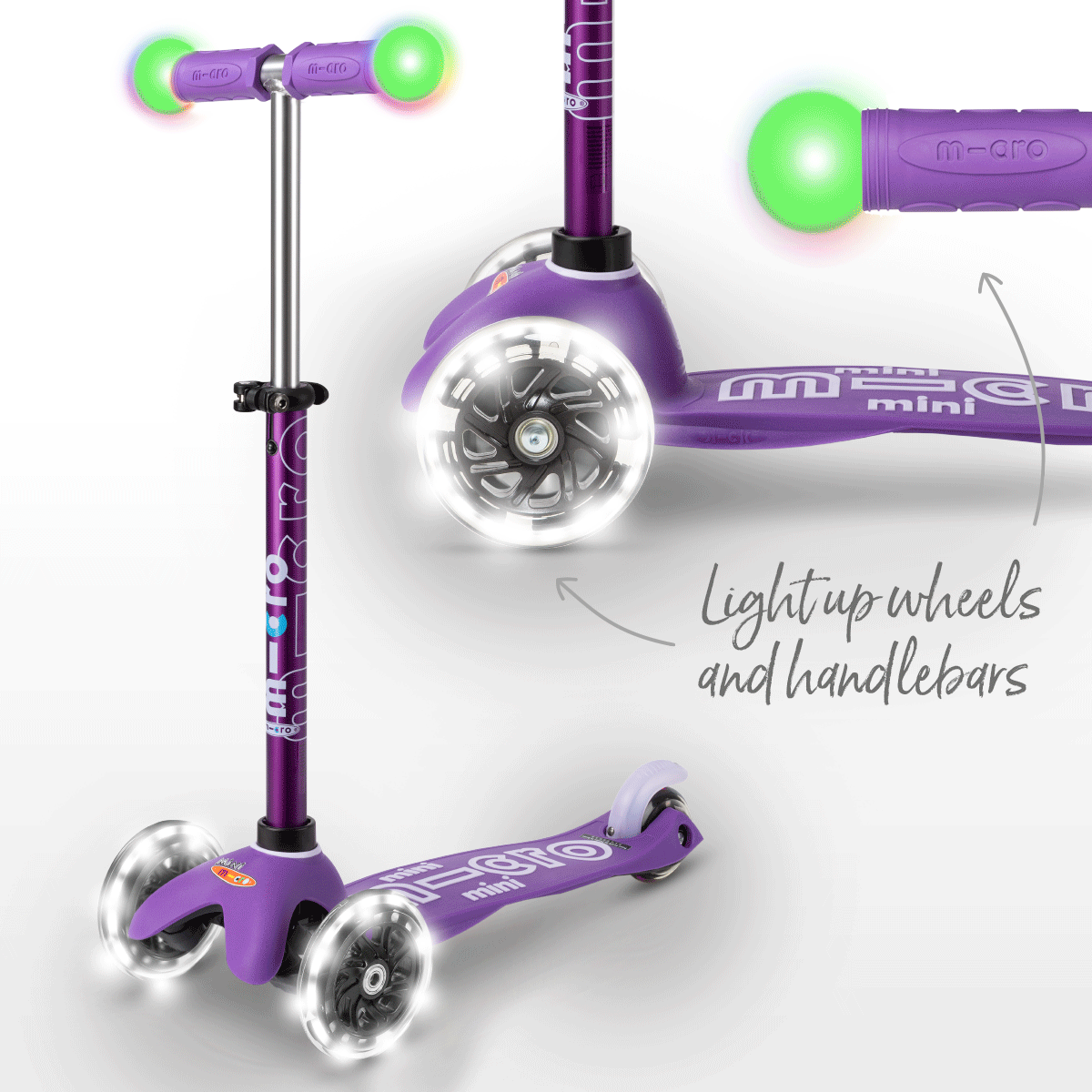 PURPLE Outdoor Toy BN Micro Scooters MICRO SCOOTER MICRO PULL & CARRY 