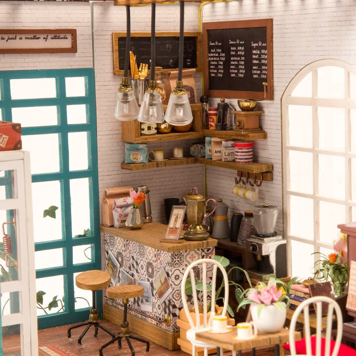 DIY Miniature House Simon's Coffee Shop-2
